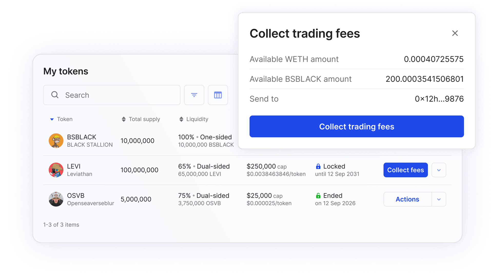 One management dashboard